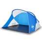vidaXL Tenda da Spiaggia 2 Persone Pop-Up Azzurra Impermeabile vidaXL Tenda da Spiaggia 2 Persone Pop-Up Azzurra Impermeabile