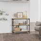 Libreria Rovere Sonoma 80x33x70,5cm Legno Multistrato e Acciaio Libreria Rovere Sonoma 80x33x70,5cm Legno Multistrato e Acciaio