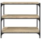 Libreria Rovere Sonoma 80x33x70,5cm Legno Multistrato e Acciaio Libreria Rovere Sonoma 80x33x70,5cm Legno Multistrato e Acciaio