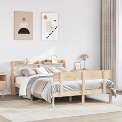 vidaXL Letto senza Materasso 140x200 cm in Legno Massello di Pino