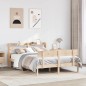 vidaXL Letto senza Materasso 140x200 cm in Legno Massello di Pino