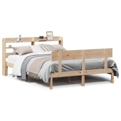 vidaXL Letto senza Materasso 140x200 cm in Legno Massello di Pino