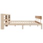 vidaXL Letto senza Materasso 200x200 cm in Legno Massello di Pino vidaXL Letto senza Materasso 200x200 cm in Legno Massello di Pino