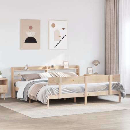 vidaXL Letto senza Materasso 180x200 cm in Legno Massello di Pino