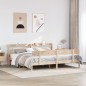 vidaXL Letto senza Materasso 180x200 cm in Legno Massello di Pino vidaXL Letto senza Materasso 180x200 cm in Legno Massello di Pino