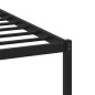 vidaXL Giroletto senza Materaso in Metallo Rovere Fumo 107x203 cm vidaXL Giroletto senza Materaso in Metallo Rovere Fumo 107x203 cm