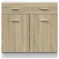 vidaXL Mobile Inferiore Cassetto Rovere Sonoma 80x46x81,5 Multistrato vidaXL Mobile Inferiore Cassetto Rovere Sonoma 80x46x81,5 Multistrato