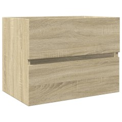 vidaXL Mobile Lavabo Rovere Sonoma 60x38,5x45 cm in Legno Multistrato