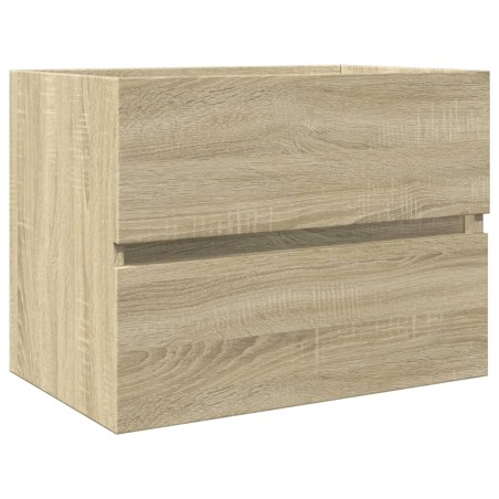 vidaXL Mobile Lavabo Rovere Sonoma 60x38,5x45 cm in Legno Multistrato