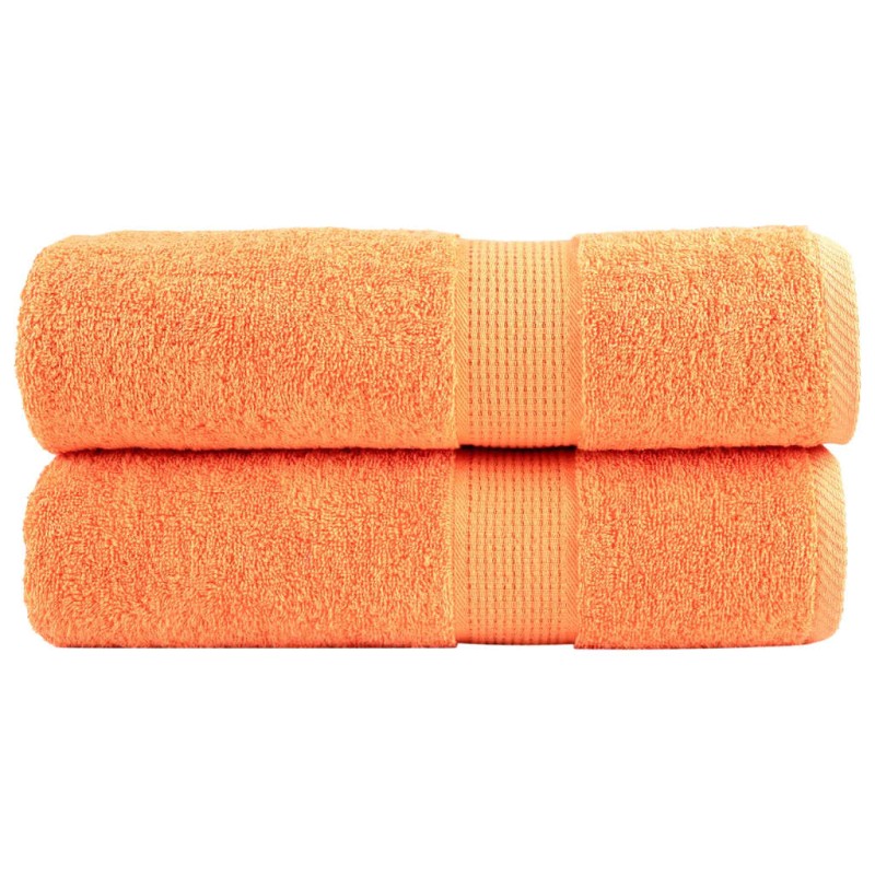 vidaXL Asciugamani da Bagno SOLUND 2 pz Viola 70x140 cm 600 g/m²