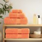 vidaXL Asciugamani da Bagno SOLUND 2 pz Viola 70x140 cm 600 g/m²