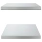 vidaXL Mensole a Muro 2 pz 75x40x3 cm Argento in Acciaio Inossidabile vidaXL Mensole a Muro 2 pz 75x40x3 cm Argento in Acciaio Inossidabile