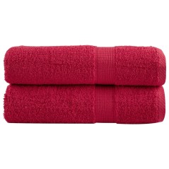 vidaXL Asciugamani da Bagno SOLUND 2 pz Viola 70x140 cm 600 g/m²