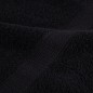 vidaXL Asciugamani da Doccia SOLUND 10 pz Neri 70x140 cm 600 g/m²