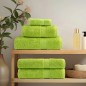 vidaXL Asciugamani Premium SOLUND 2 pz Verdi 100x200 cm 600 g/m²