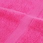vidaXL Asciugamani SOLUND 10 pz Rosa 100x200 cm 600 g/m²