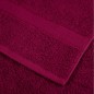 vidaXL Set ASciugamani SOLUND 8 pz Bordeaux 600 gsm