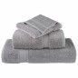 vidaXL Set ASciugamani SOLUND 12 pz Grigio 600 gsm