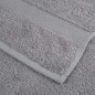 vidaXL Set ASciugamani SOLUND 12 pz Grigio 600 gsm