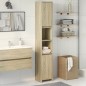 vidaXL Mobile da Bagno Rovere Sonoma 30x30x183,5 cm Legno Multistrato vidaXL Mobile da Bagno Rovere Sonoma 30x30x183,5 cm Legno Multistrato
