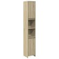 vidaXL Mobile da Bagno Rovere Sonoma 30x30x183,5 cm Legno Multistrato vidaXL Mobile da Bagno Rovere Sonoma 30x30x183,5 cm Legno Multistrato
