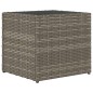 vidaXL Fioriera da Giardino Grigia 36x30x32 cm in Polyrattan