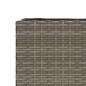 vidaXL Fioriera da Giardino Grigia 36x30x32 cm in Polyrattan