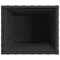 vidaXL Fioriera da Giardino Nera 36x30x32 cm in Polyrattan
