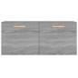 Armadietto a Muro Grigio Sonoma 80x35x36,5 cm Legno Multistrato Armadietto a Muro Grigio Sonoma 80x35x36,5 cm Legno Multistrato