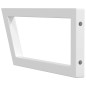 vidaXL Reggimensole per Lavabo 2 pz Bianche Trapezio in Acciaio vidaXL Reggimensole per Lavabo 2 pz Bianche Trapezio in Acciaio