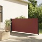 vidaXL Tenda da Sole Laterale Retrattile Marrone 100x300 cm vidaXL Tenda da Sole Laterale Retrattile Marrone 100x300 cm