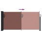 vidaXL Tenda da Sole Laterale Retrattile Marrone 100x300 cm vidaXL Tenda da Sole Laterale Retrattile Marrone 100x300 cm