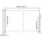 vidaXL Tenda da Sole Laterale Retrattile Marrone 100x300 cm vidaXL Tenda da Sole Laterale Retrattile Marrone 100x300 cm