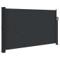 vidaXL Tenda da Sole Laterale Retrattile Nera 120x600 cm vidaXL Tenda da Sole Laterale Retrattile Nera 120x600 cm