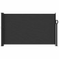 vidaXL Tenda da Sole Laterale Retrattile Nera 120x600 cm vidaXL Tenda da Sole Laterale Retrattile Nera 120x600 cm