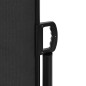 vidaXL Tenda da Sole Laterale Retrattile Nera 120x600 cm vidaXL Tenda da Sole Laterale Retrattile Nera 120x600 cm
