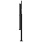 vidaXL Tenda da Sole Laterale Retrattile Antracite 140x600 cm vidaXL Tenda da Sole Laterale Retrattile Antracite 140x600 cm