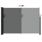 vidaXL Tenda da Sole Laterale Retrattile Antracite 140x600 cm vidaXL Tenda da Sole Laterale Retrattile Antracite 140x600 cm