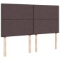 vidaXL Giroletto a Molle con Materasso Marrone Scuro 180x200cm Tessuto vidaXL Giroletto a Molle con Materasso Marrone Scuro 180x200cm Tessuto