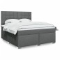vidaXL Giroletto a Molle con Materasso Grigio Scuro 180x200 cm Tessuto vidaXL Giroletto a Molle con Materasso Grigio Scuro 180x200 cm Tessuto