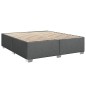 vidaXL Giroletto a Molle con Materasso Grigio Scuro 180x200 cm Tessuto vidaXL Giroletto a Molle con Materasso Grigio Scuro 180x200 cm Tessuto