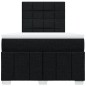 vidaXL Giroletto a Molle con Materasso Nero 120x200 cm in Tessuto vidaXL Giroletto a Molle con Materasso Nero 120x200 cm in Tessuto