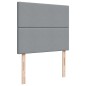 vidaXL Giroletto a Molle con Materasso Grigio Chiaro 120x200cm Tessuto vidaXL Giroletto a Molle con Materasso Grigio Chiaro 120x200cm Tessuto