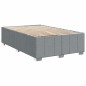 vidaXL Giroletto a Molle con Materasso Grigio Chiaro 120x200cm Tessuto vidaXL Giroletto a Molle con Materasso Grigio Chiaro 120x200cm Tessuto