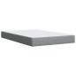 vidaXL Giroletto a Molle con Materasso Grigio Chiaro 120x200cm Tessuto vidaXL Giroletto a Molle con Materasso Grigio Chiaro 120x200cm Tessuto