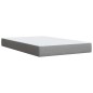 vidaXL Giroletto a Molle con Materasso Grigio Chiaro 120x190cm Tessuto vidaXL Giroletto a Molle con Materasso Grigio Chiaro 120x190cm Tessuto