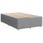 vidaXL Giroletto a Molle con Materasso Grigio Chiaro 120x200cm Tessuto vidaXL Giroletto a Molle con Materasso Grigio Chiaro 120x200cm Tessuto