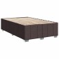 vidaXL Giroletto senza Materasso Marrone Scuro 120x200 cm Tessuto vidaXL Giroletto senza Materasso Marrone Scuro 120x200 cm Tessuto