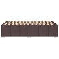 vidaXL Giroletto senza Materasso Marrone Scuro 120x200 cm Tessuto vidaXL Giroletto senza Materasso Marrone Scuro 120x200 cm Tessuto