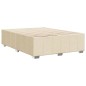 vidaXL Giroletto senza Materasso Crema 140x190 cm in Tessuto vidaXL Giroletto senza Materasso Crema 140x190 cm in Tessuto